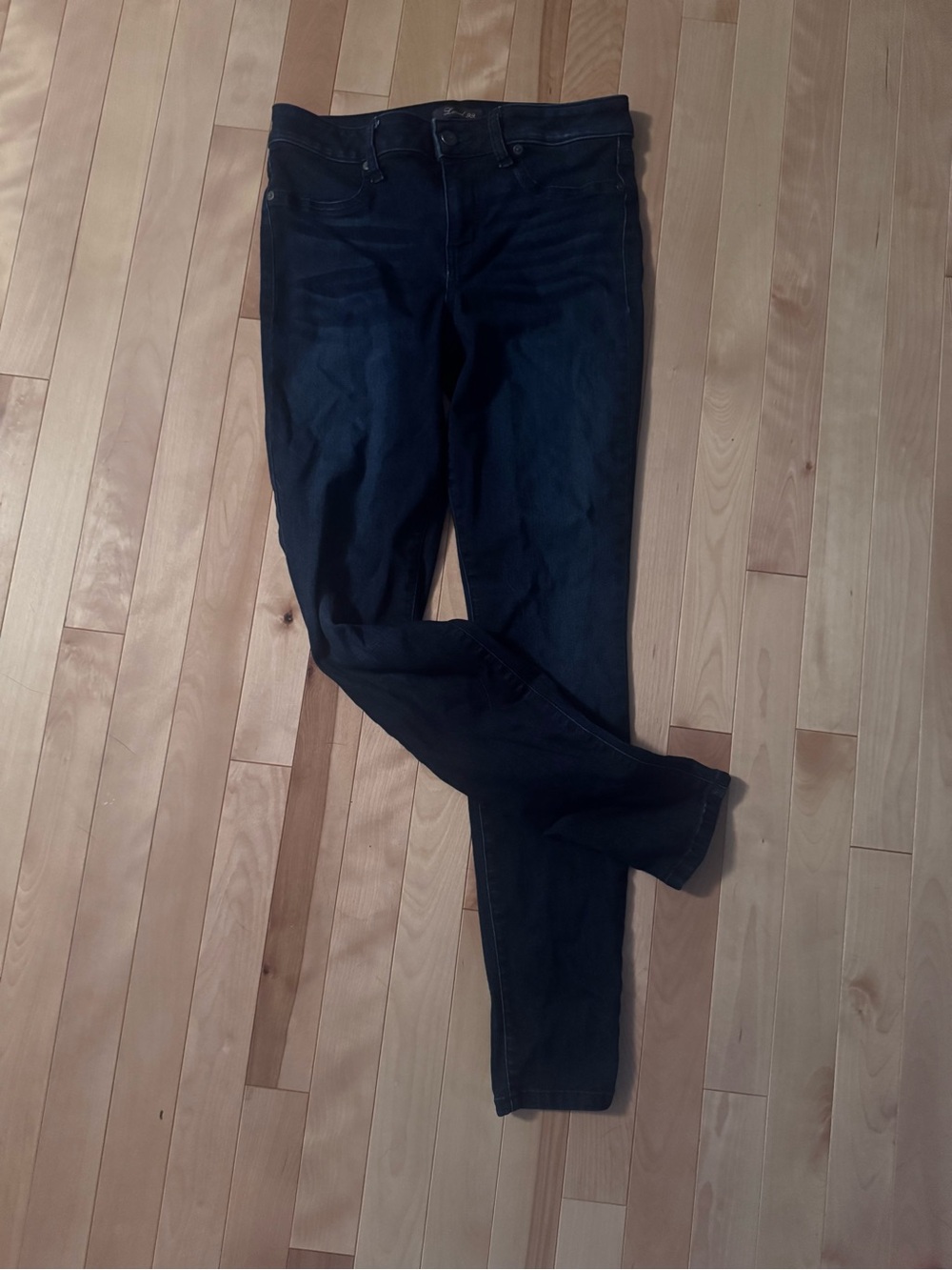 Level 99 Women's Skinny Jeans - Dark Blue